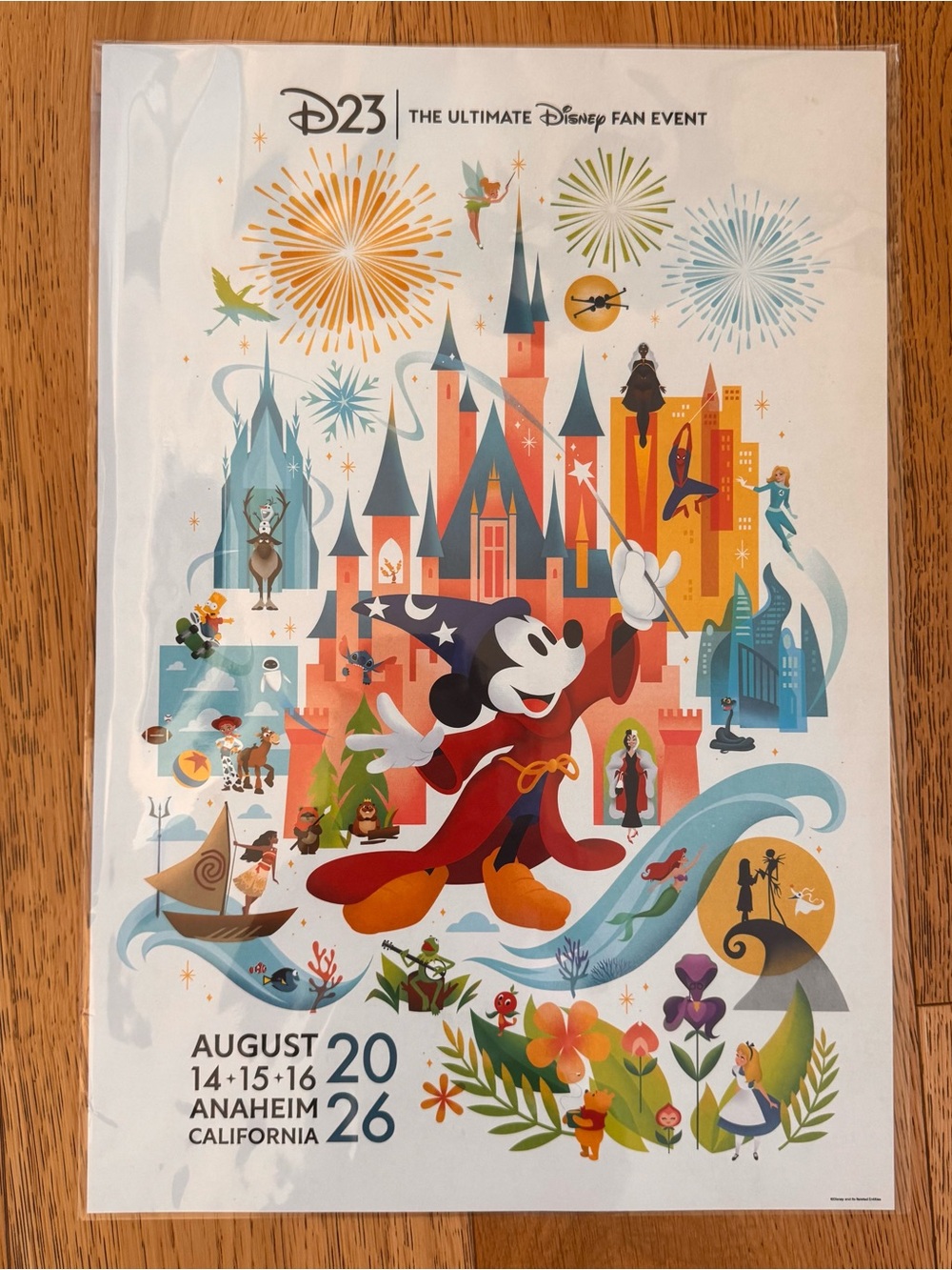 D23 THE ULTIMATE DISNEY FAN EVENT 2026 Stacey Aoyama Mickey Mouse Fine Art Print